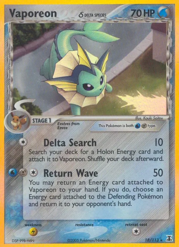 Vaporeon δ, Delta Species