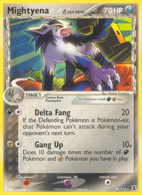 Mightyena δ, Delta Species