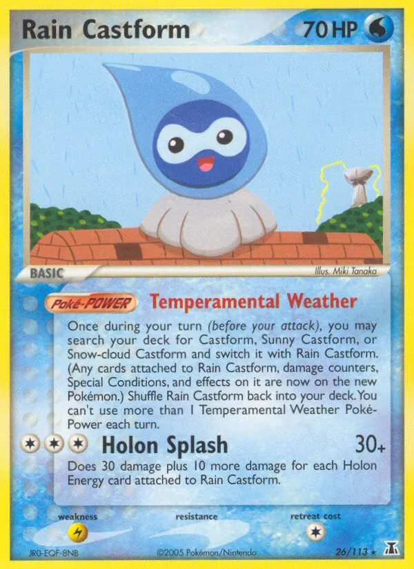 Rain Castform, Delta Species