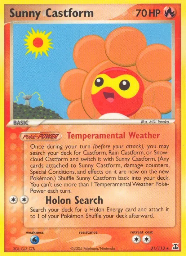 Sunny Castform, Delta Species