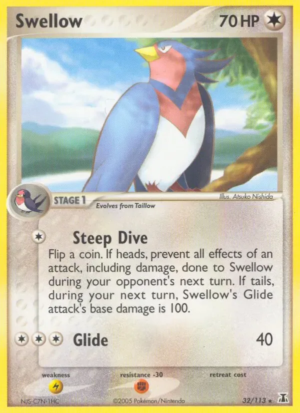 Swellow, Delta Species