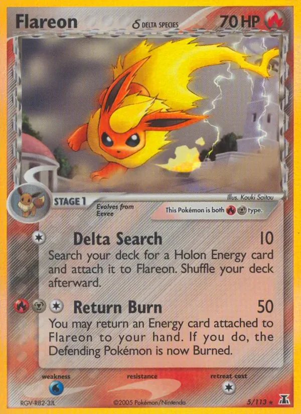 Flareon δ, Delta Species