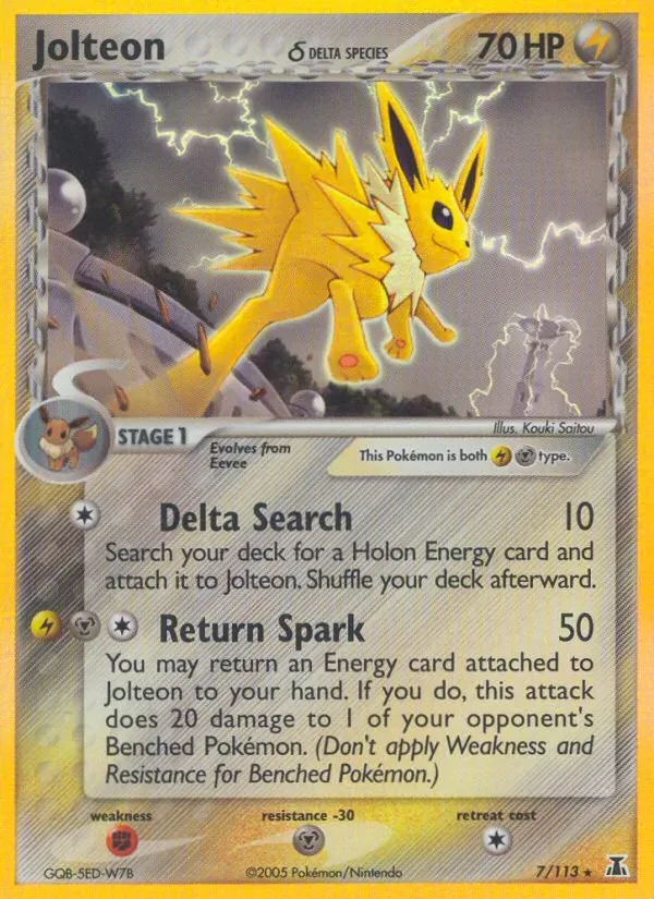 Jolteon δ, Delta Species