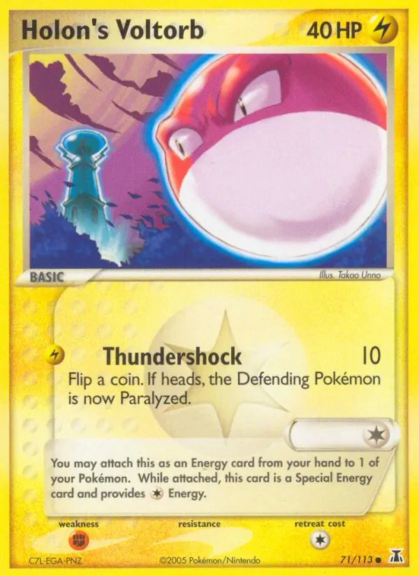 Holon's Voltorb, Delta Species