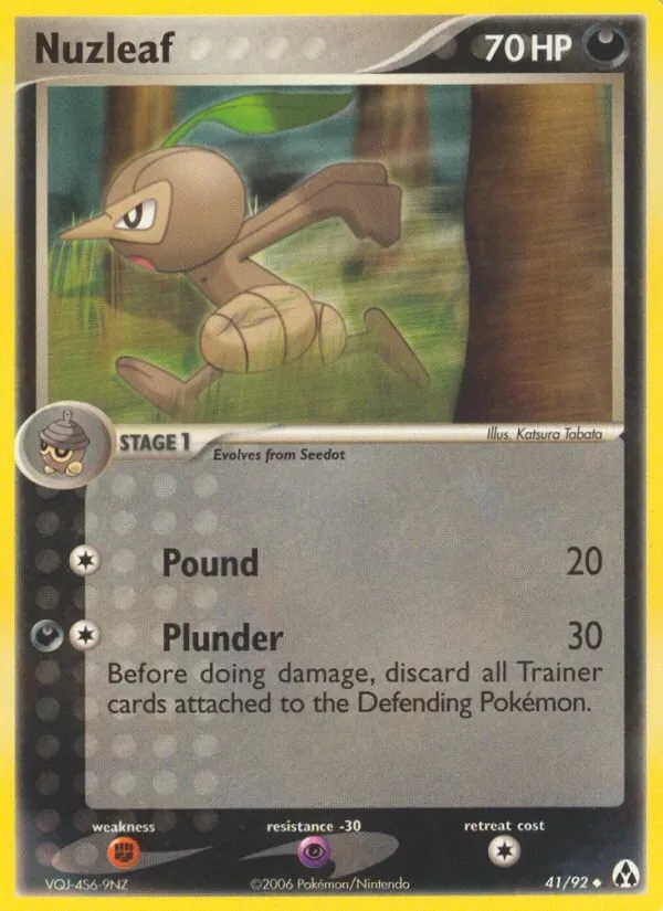 Nuzleaf, Legend Maker