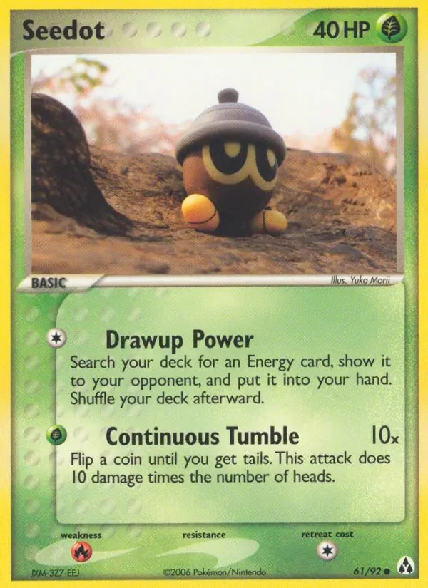 Seedot, Legend Maker