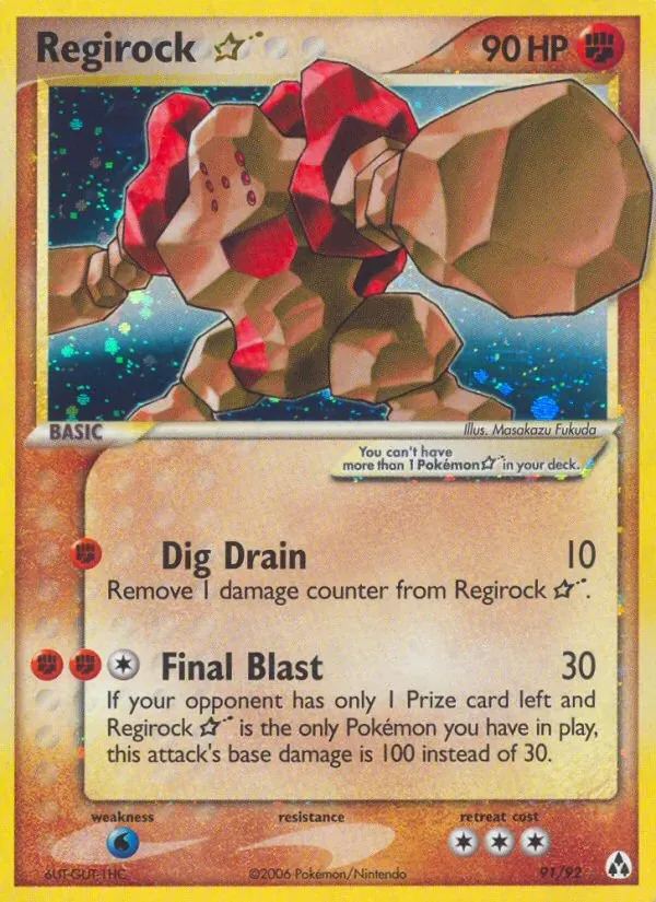 Regirock ☆, Legend Maker