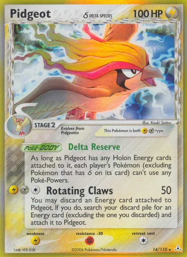 Pidgeot δ, Holon Phantoms
