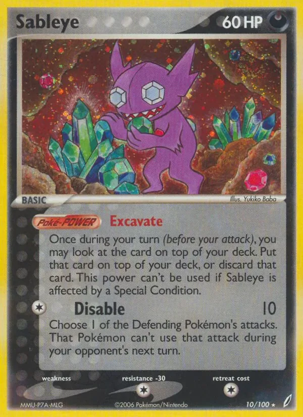 Sableye, Crystal Guardians