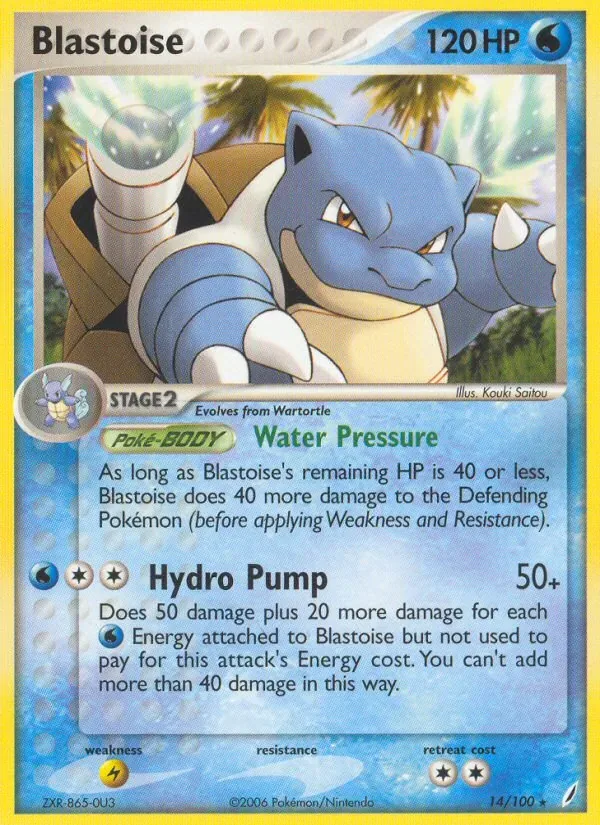 Blastoise, Crystal Guardians