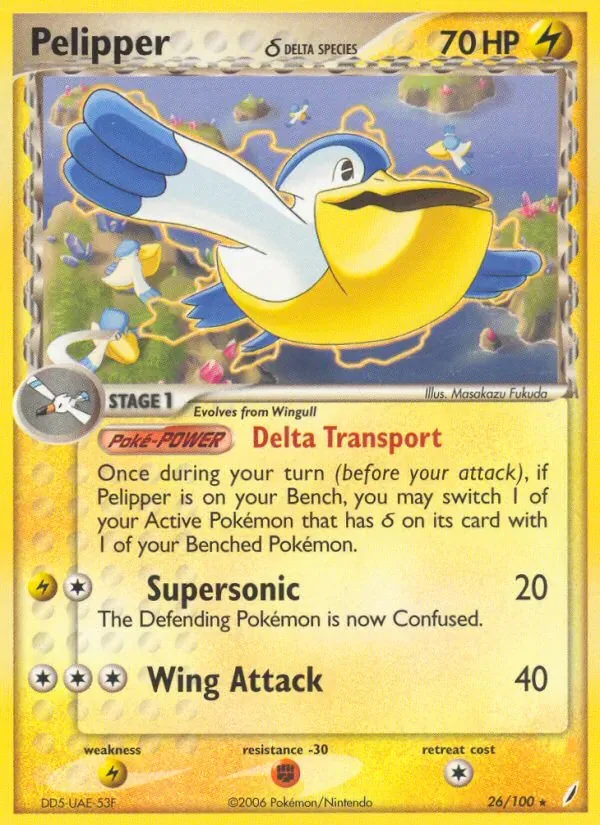 Pelipper δ, Crystal Guardians
