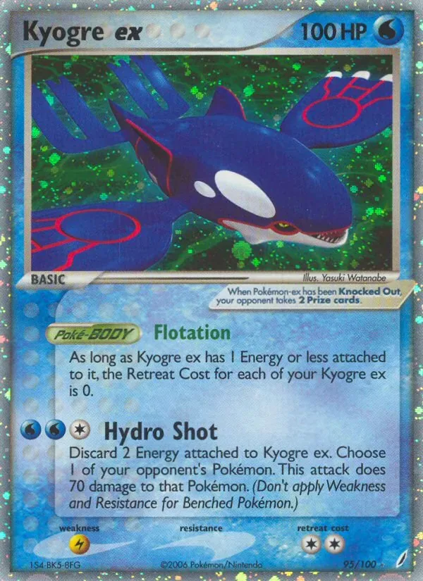 Kyogre ex, Crystal Guardians