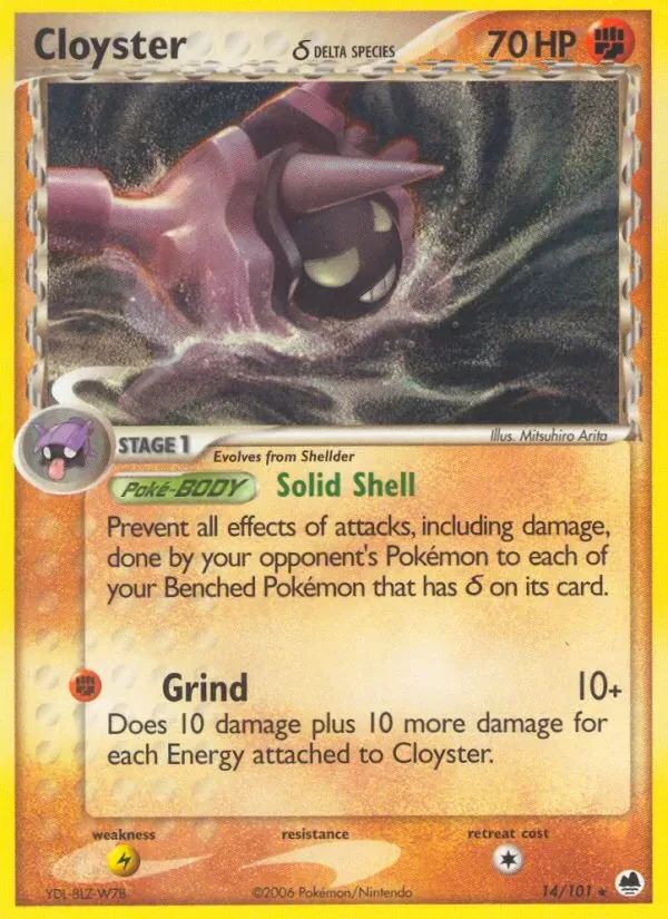 Cloyster δ, Dragon Frontiers
