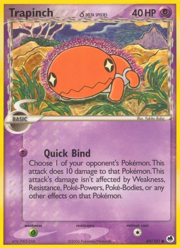 Trapinch δ, Dragon Frontiers
