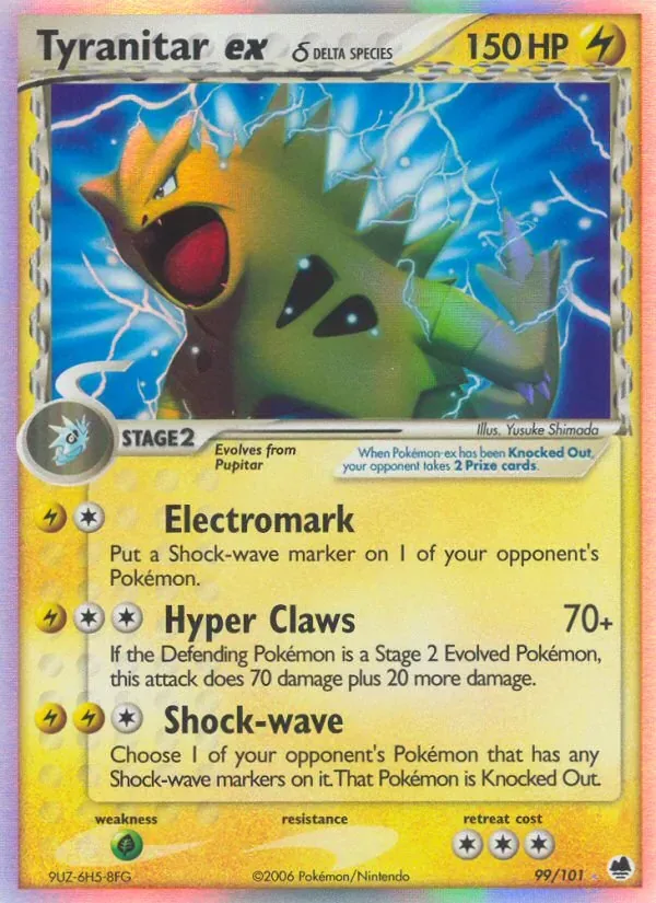 Tyranitar ex δ, Dragon Frontiers