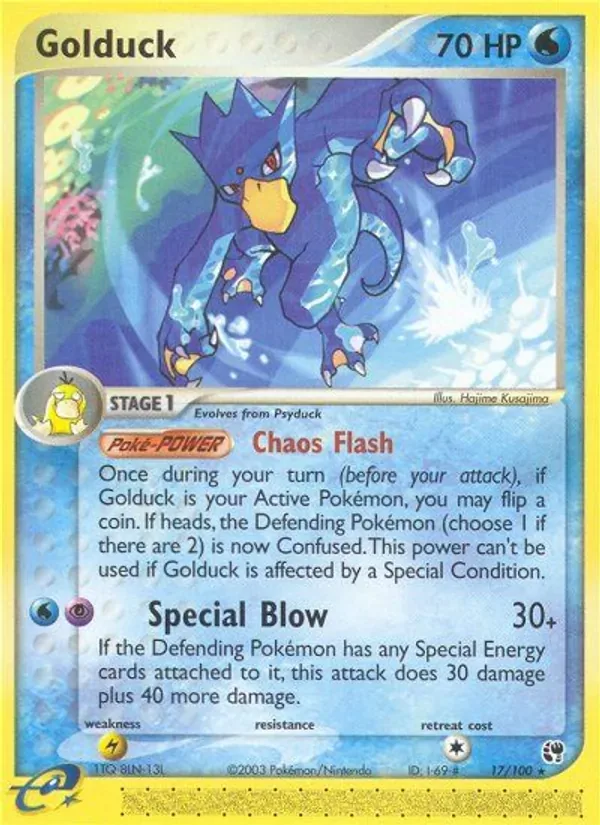 Golduck, Sandstorm