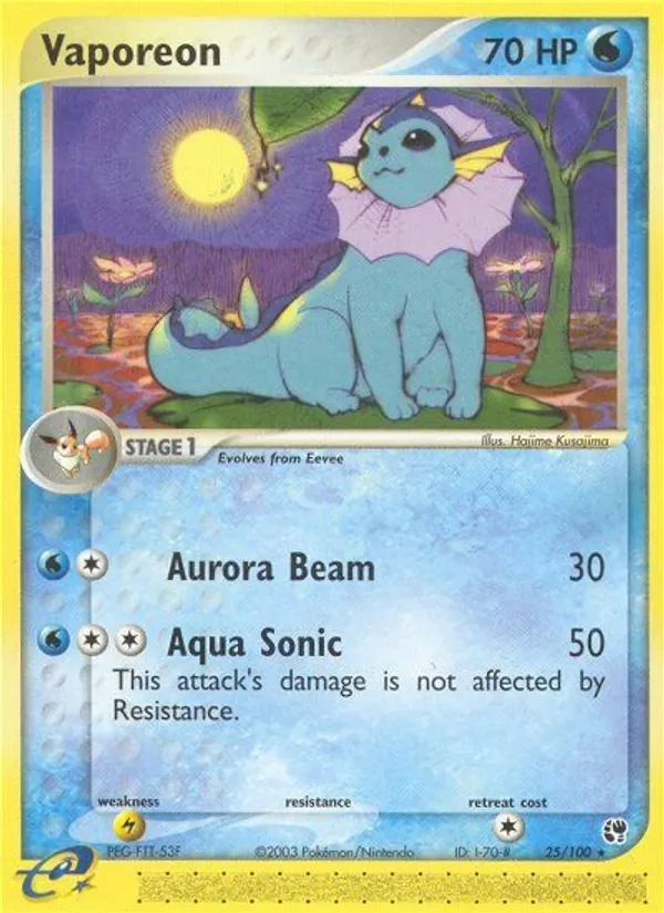 Vaporeon, Sandstorm