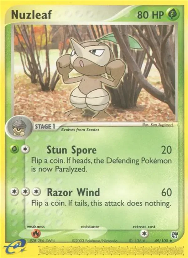 Nuzleaf, Sandstorm