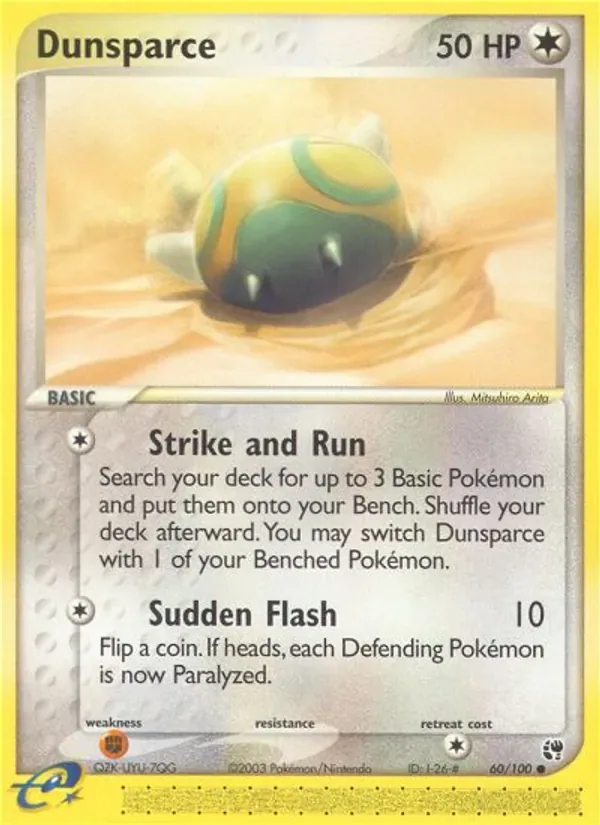 Dunsparce, Sandstorm