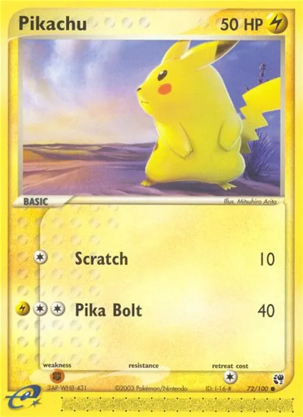 Pikachu, Sandstorm