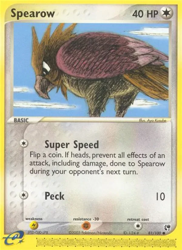 Spearow, Sandstorm