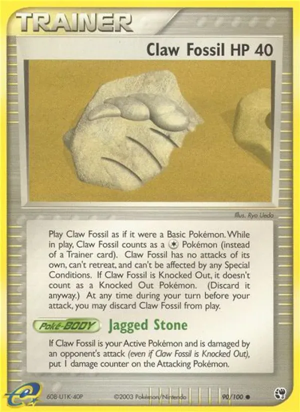 Claw Fossil, Sandstorm