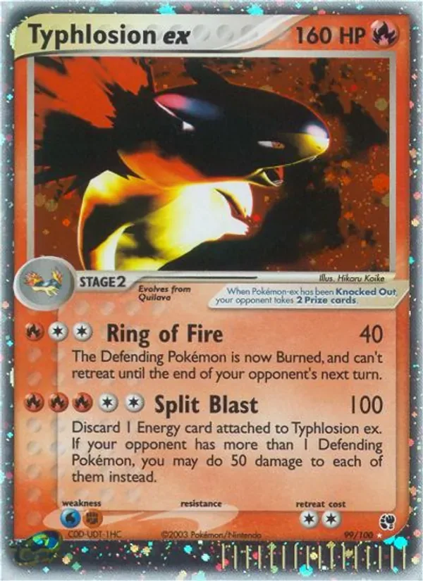 Typhlosion ex, Sandstorm