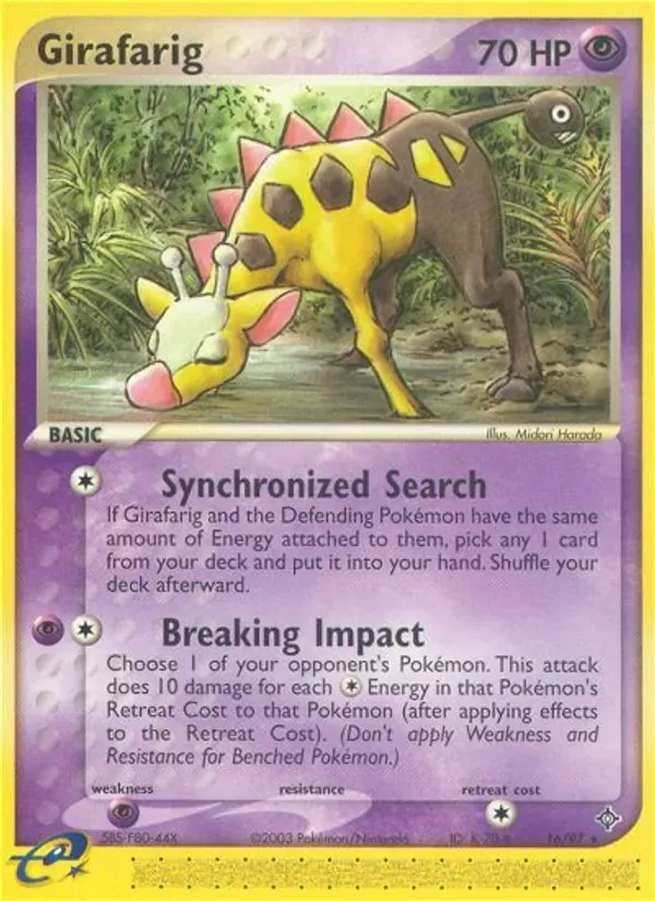 Girafarig, Dragon