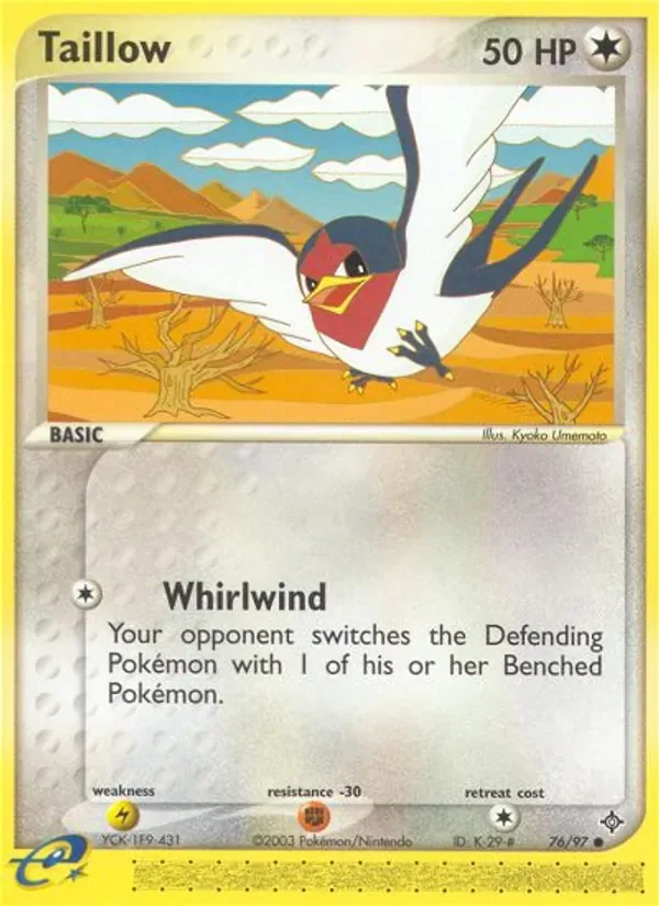 Taillow, Dragon