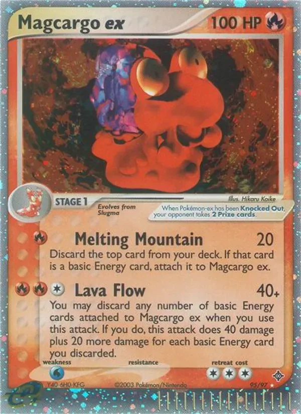 Magcargo ex, Dragon