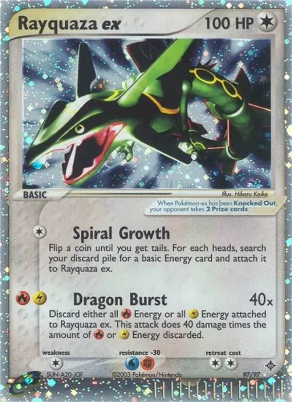 Rayquaza ex, Dragon