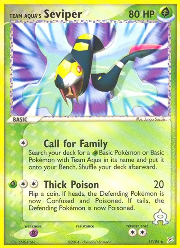 Team Aqua's Seviper, Team Magma vs Team Aqua