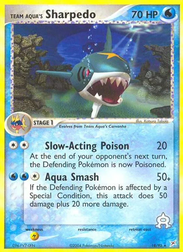 Team Aqua's Sharpedo, Team Magma vs Team Aqua