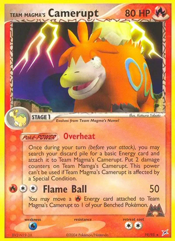 Team Magma's Camerupt, Team Magma vs Team Aqua