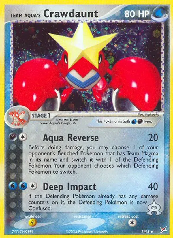 Team Aqua's Crawdaunt, Team Magma vs Team Aqua