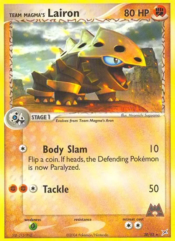 Team Magma's Lairon, Team Magma vs Team Aqua