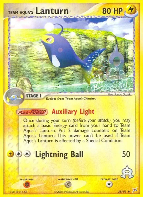 Team Aqua's Lanturn, Team Magma vs Team Aqua