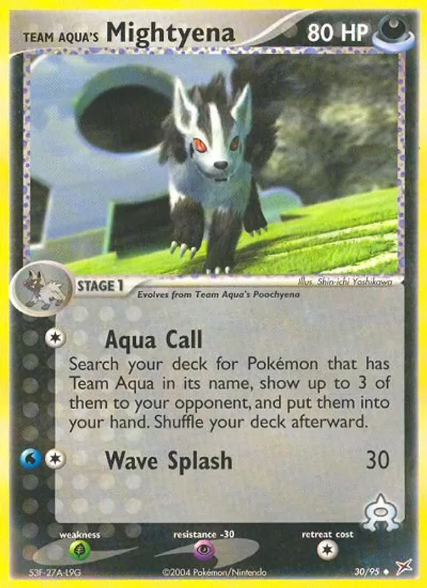 Team Aqua's Mightyena, Team Magma vs Team Aqua