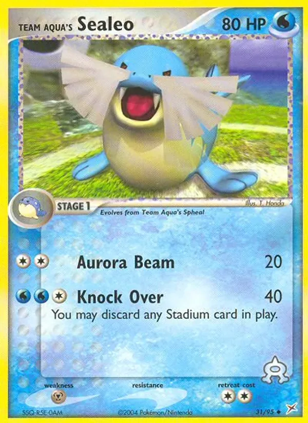 Team Aqua's Sealeo, Team Magma vs Team Aqua