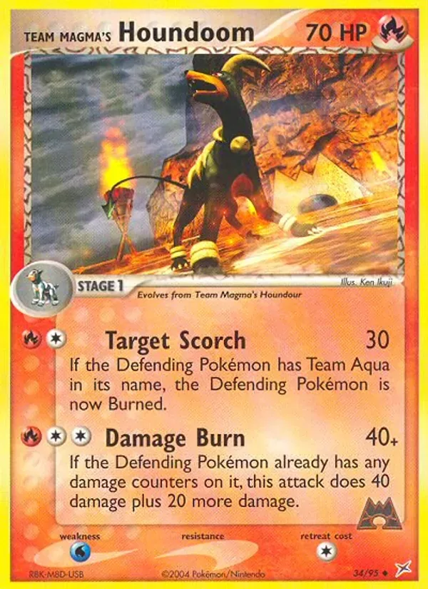 Team Magma's Houndoom, Team Magma vs Team Aqua
