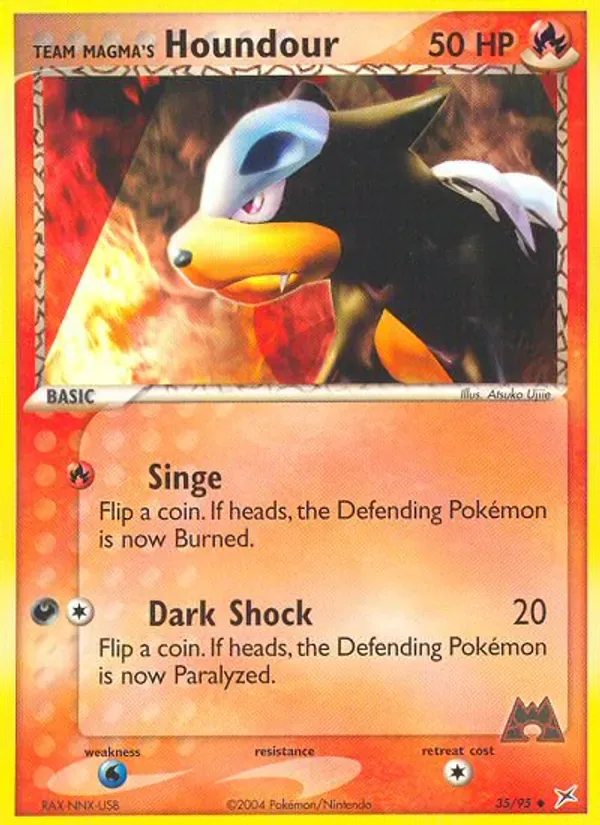 Team Magma's Houndour, Team Magma vs Team Aqua