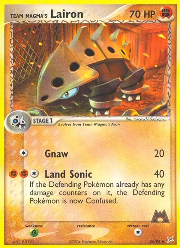 Team Magma's Lairon, Team Magma vs Team Aqua
