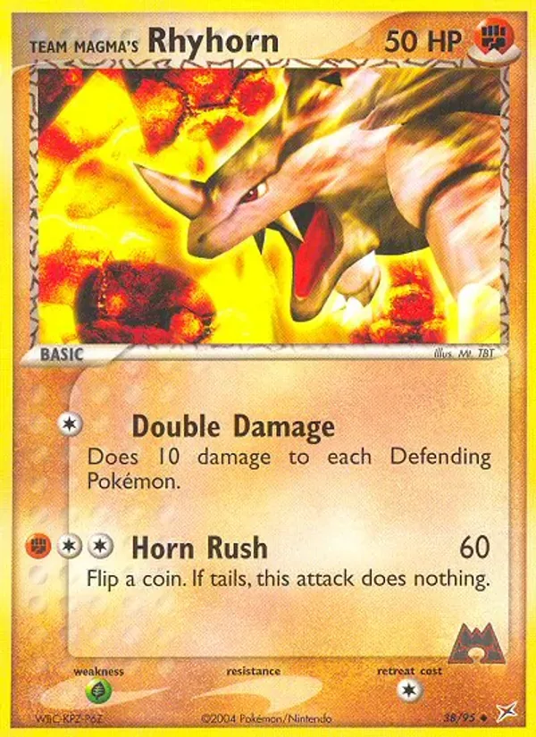 Team Magma's Rhyhorn, Team Magma vs Team Aqua