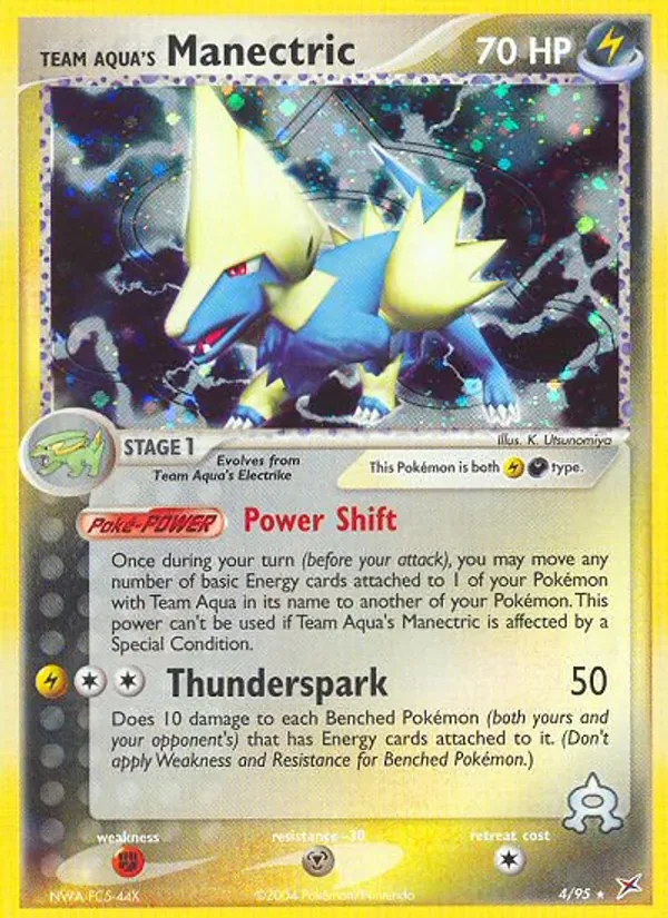 Team Aqua's Manectric, Team Magma vs Team Aqua