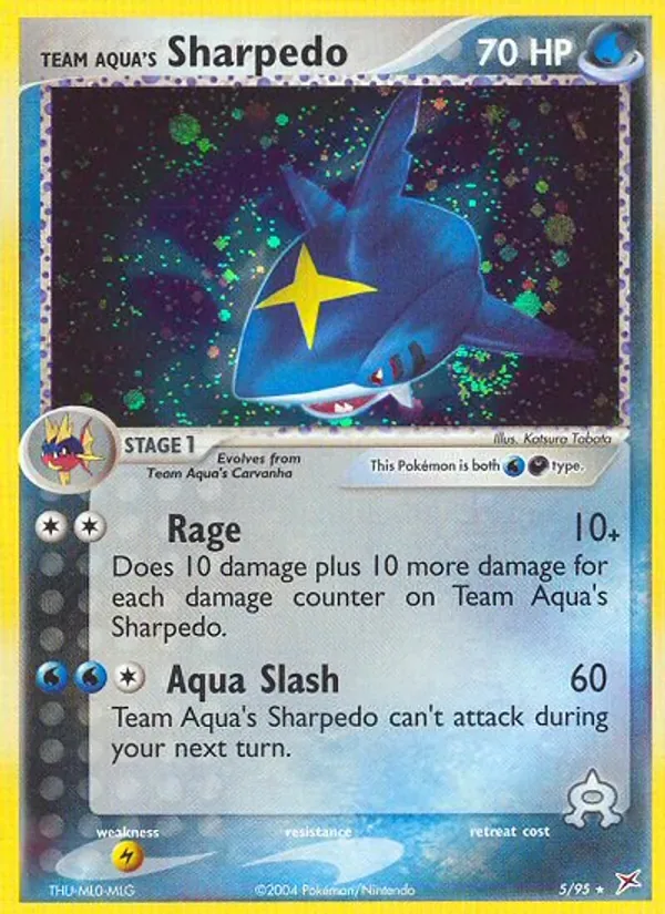 Team Aqua's Sharpedo, Team Magma vs Team Aqua