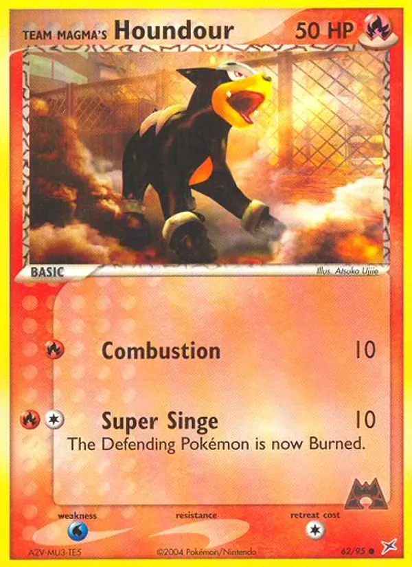 Team Magma's Houndour, Team Magma vs Team Aqua