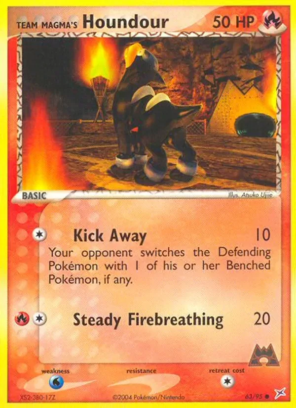 Team Magma's Houndour, Team Magma vs Team Aqua