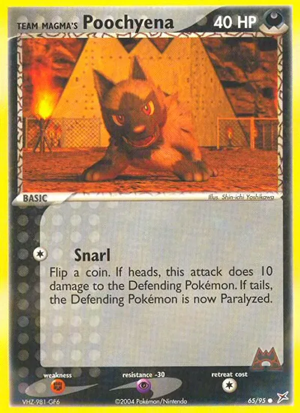 Team Magma's Poochyena, Team Magma vs Team Aqua