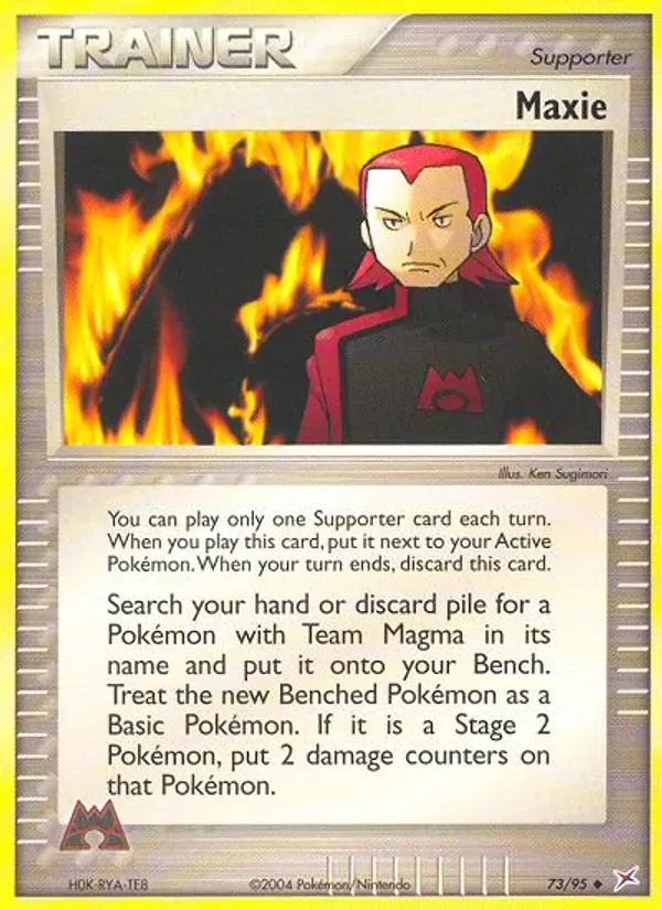 Maxie, Team Magma vs Team Aqua