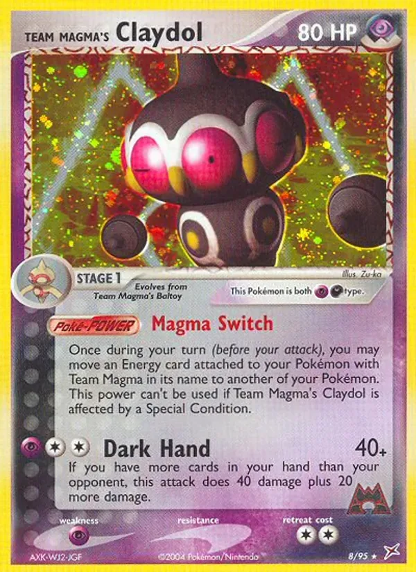 Team Magma's Claydol, Team Magma vs Team Aqua